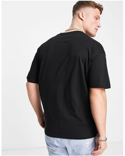New Look T-shirt oversize nera - Nero