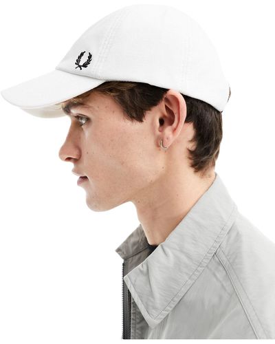 Fred Perry Pique Classic Cap - White