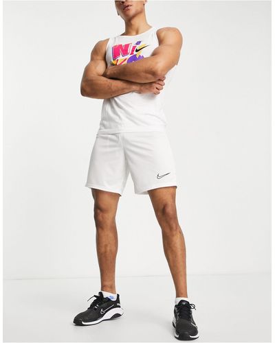 Nike Football Nike Soccer Dri-fit Academy Polyknit Shorts - White