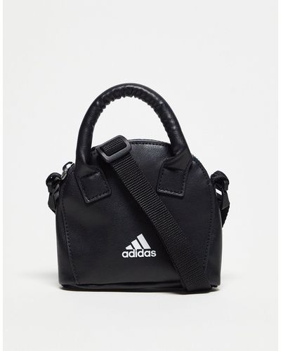 adidas Originals Adidas - Sport Style - Mini Crossbody Tas Met Logo - Zwart