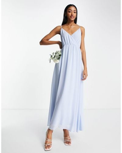 Vila Bridesmaid Maxi Dress - Blue