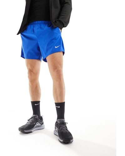 Nike Dri-fit Challenger 5 Inch Shorts - Blue