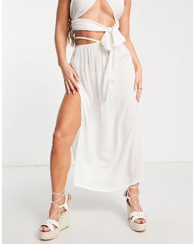 ASOS Beach Sarong - White