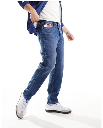 Tommy Hilfiger – isaac – schmal zulaufende jeans - Blau