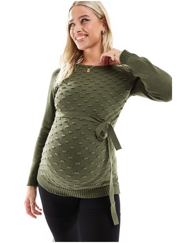 Mama.licious Mamalicious Maternity Sweater - Green