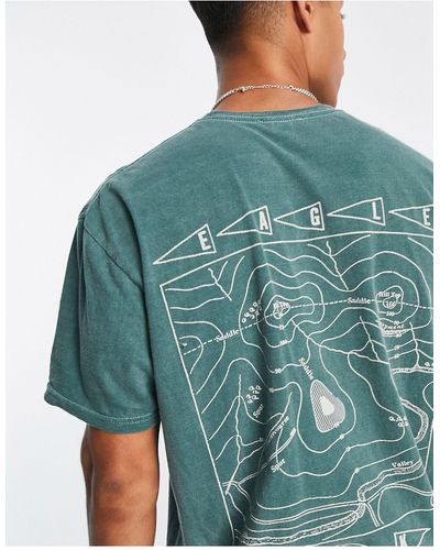 New Look Varsity Peaks T-shirt - Green