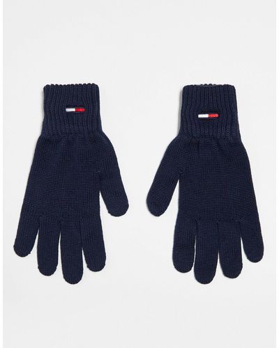 Tommy Hilfiger Flag Logo Gloves - Blue