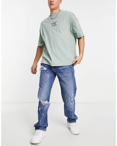 River Island baggy Jeans - Blue
