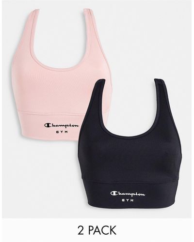 Champion Gym Sports Bra Two Pack - Multicolour