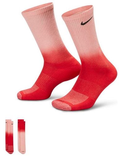 Nike Everyday Plus Cushioned Socks - Red