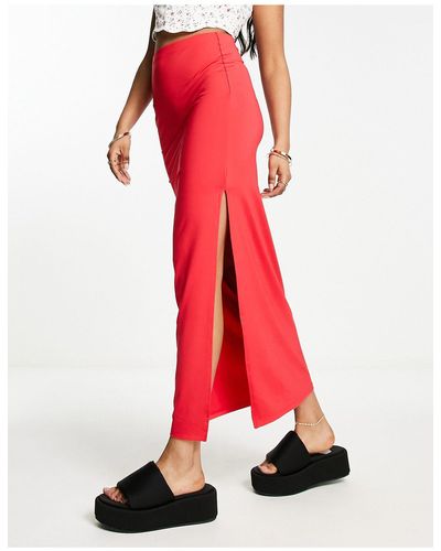 Red Bershka Skirts for Women | Lyst
