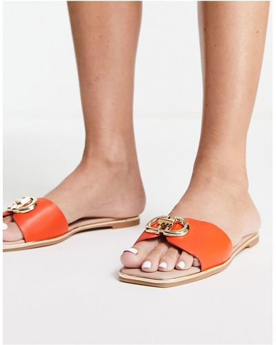 ALDO – bellenor – flache sandalen - Orange