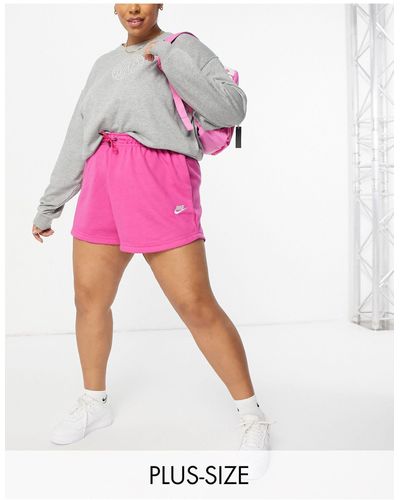Nike Plus Essential Fleece Shorts - Pink