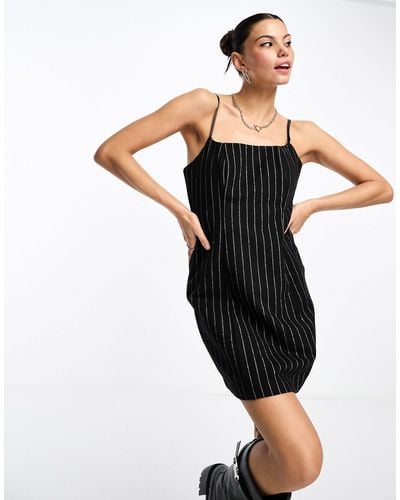 Something New X Lame. Cobain Cami Mini Dress Co-ord - Black