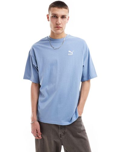 PUMA – classics – oversize-t-shirt - Blau