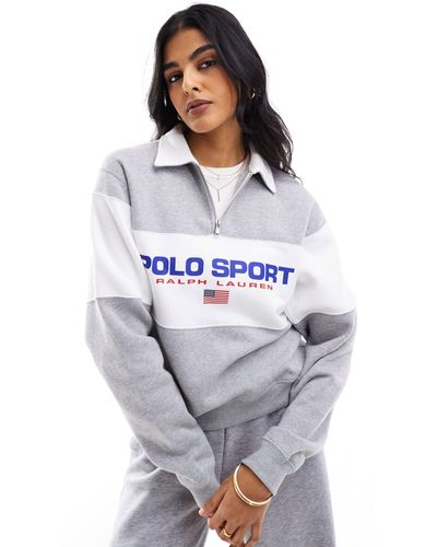 Polo Ralph Lauren – sport capsule – rugby-hemd - Grau