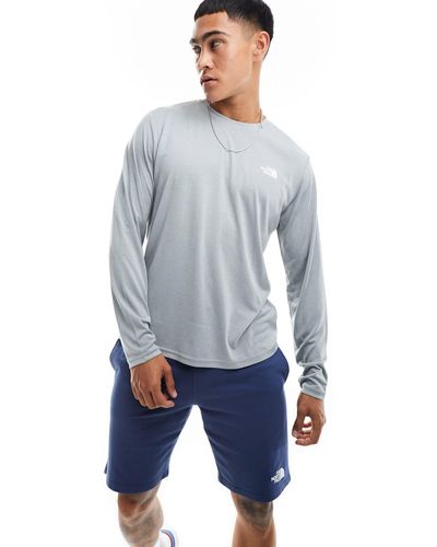 The North Face Training Reaxion Long Sleeve Tech T-shirt - Blue