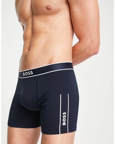 BOSS – 24 – eng geschnittene boxershorts - Blau