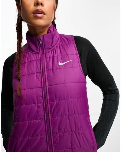 Nike Therma-fit Synthetic Fill Gilet - Purple