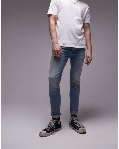 TOPMAN Jeans skinny chiaro - Grigio