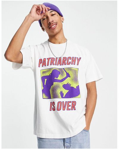 Obey Patriarchy Is Over - T-shirt - Wit