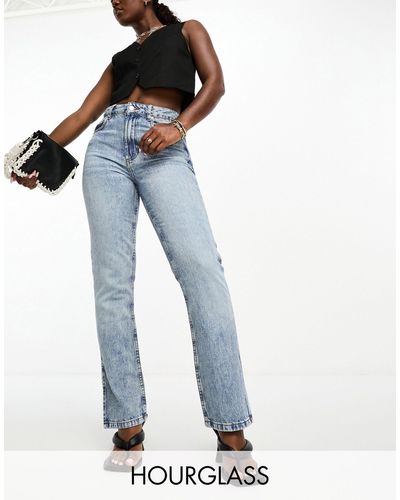 ASOS Hourglass 90's Straight Jean - Blue