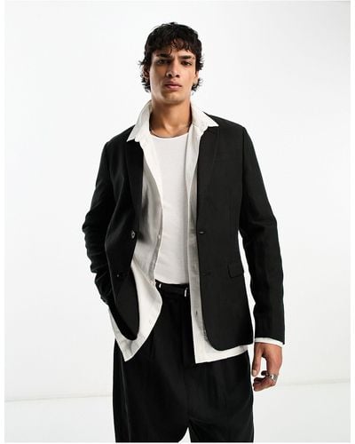 AllSaints Pace - blazer nero da abito