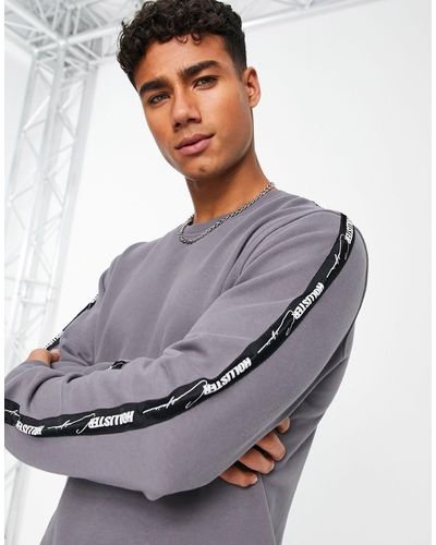 Hollister Outdoors - Sweatshirt Met Logobies - Grijs