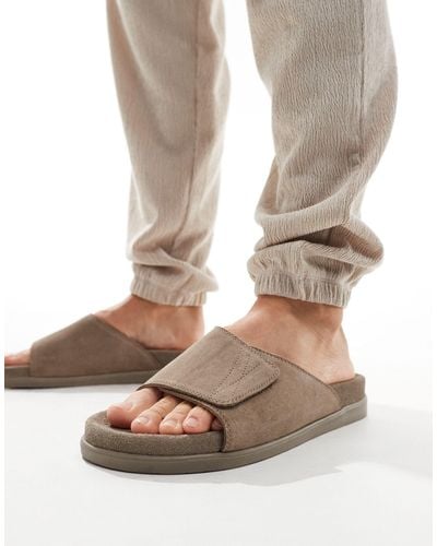 Schuh – samuel – sandalen aus wildleder - Natur