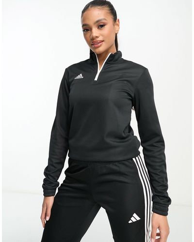 adidas Originals Adidas football - entrada 22 - top à col zippé - noir
