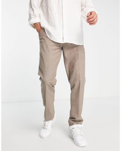 French Connection Regular Fit Trousers - White