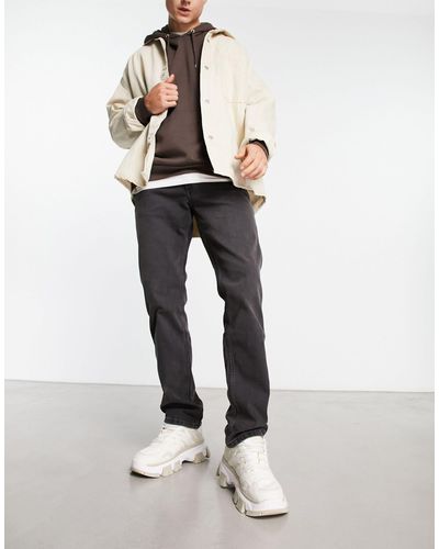 Wrangler – greensboro – jeans mit normalem schnitt - Weiß