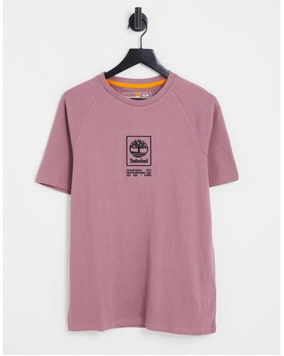Timberland Heavy weight stack - t-shirt rosa
