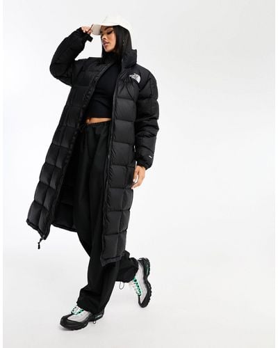 The North Face Lhotse Duster Down Puffer Coat - Black