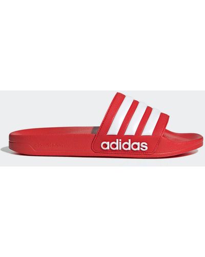 adidas Originals Adidas - sportswear adilette aqua - sliders rosse - Rosso