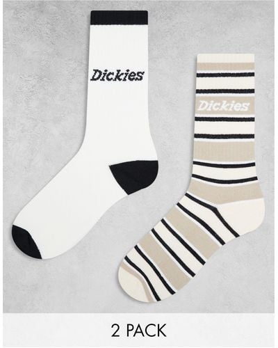 Dickies Two Pack Glade Spring Socks - White