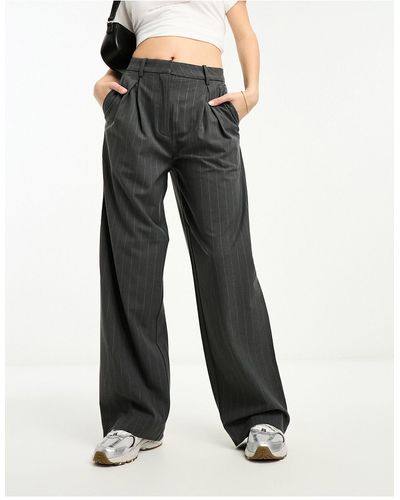 Weekday Zia Slouchy Trousers - Black