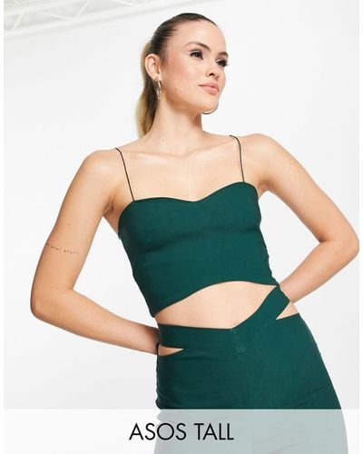 Vesper – kurzes camisole-oberteil - Grün