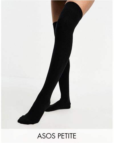 ASOS Petite Thigh High Socks - Black