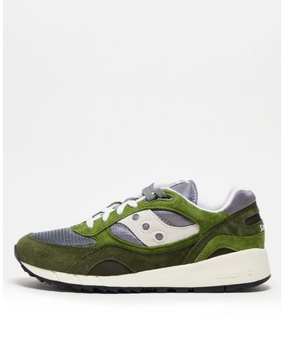 Saucony Shadow 6000 Trainers - Green