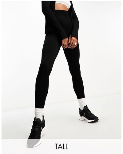 ASOS 4505 Tall Icon Seamless Rib Gym legging - Black