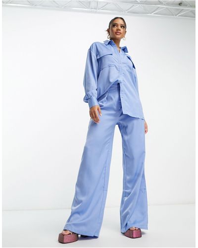 I Saw It First Trouser Co-ord - Blue