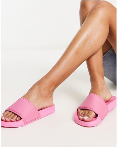 French Connection Zwembadslippers - Roze