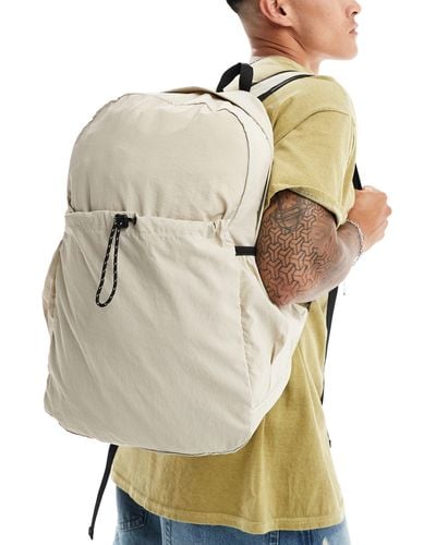 ASOS Soft Backpack - Natural