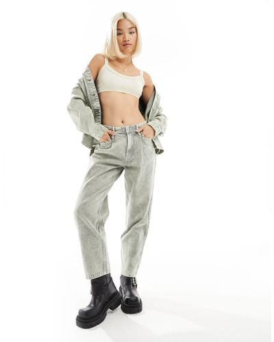ONLY Mom Jean Co-ord - White