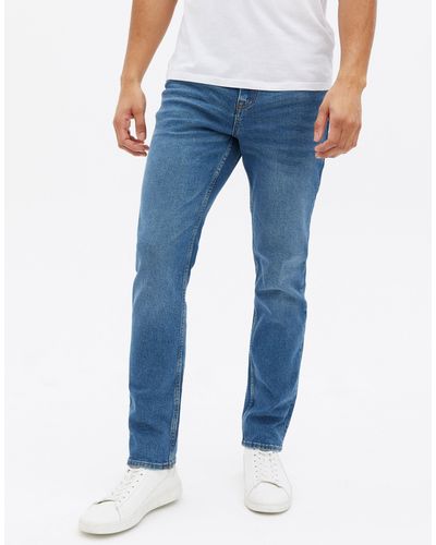 New Look Slim-fit Jeans - Blauw