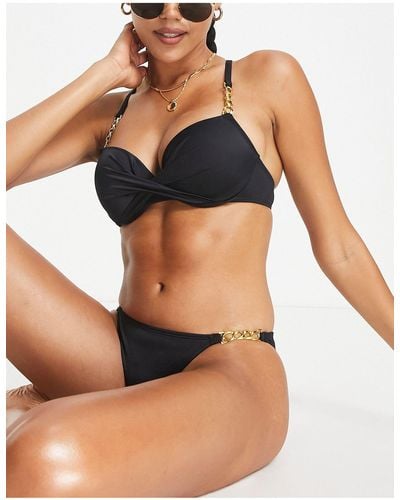 DORINA Filao Light Padded Bikini Top - Black