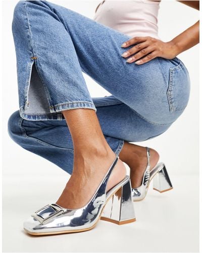 Glamorous Zapatos s destalonados - Azul