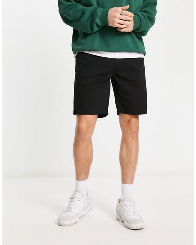 New Look Pantalones cortos chinos negros - Verde