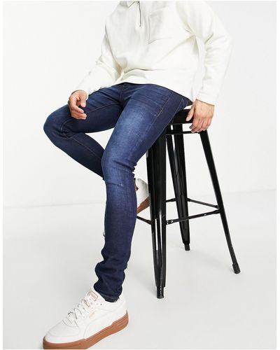 French Connection Skinny Stretch Jeans - Blue